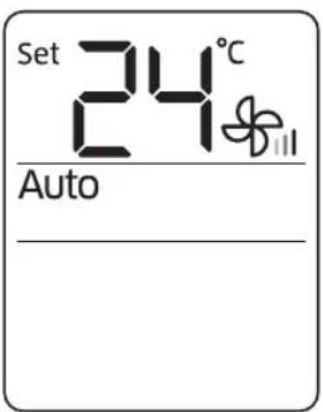 Set 24°C Auto