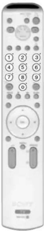 SONY KV-32XL90E - Konfigurace dálkového ovladače pro videorekordér nebo přehrávač DVD - 2