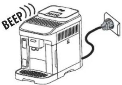 DELONGHI Brillante KBJ3001.W - Redefinição para os valores de fábrica - 3