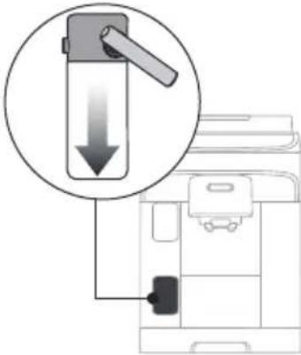 DELONGHI Brillante KBJ3001.W - Hur mycket mjölk ska jag hälla i för att bereda My Latte? - 2