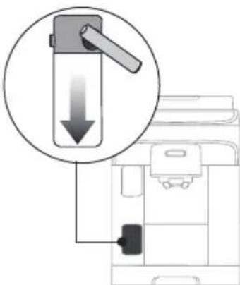 DELONGHI Brillante KBJ3001.W - Ile mleka należy włać w celu przygotowania My Latte? - 2