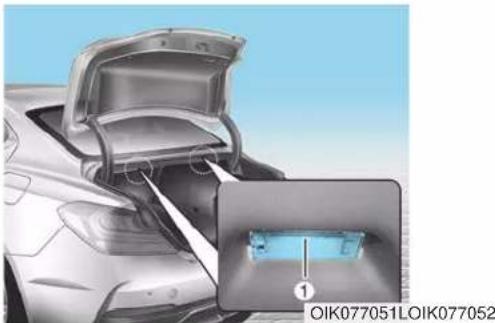 Genesis G70 (2020) - Trunk lamp - 1