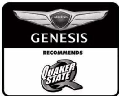 GENESIS RECOMMENDS QUAKER STATE