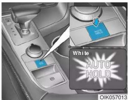 AUTO HOLD White AUTO HOLD OIK057013
