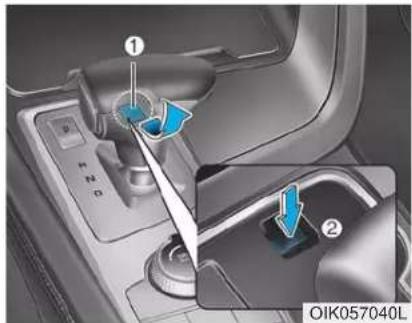 Genesis G70 (2020) - Shift-lock system - 1