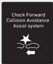 Check Forward Collision Avoidance Assist system