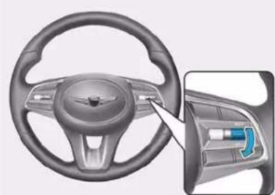 Genesis G70 (2020) - To decrease the Smart Cruise Control set speed - 1