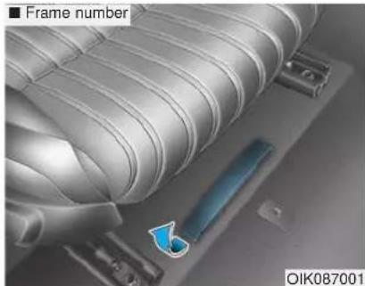 Genesis G70 (2020) - VEHICLE IDENTIFICATION NUMBER (VIN) - 1