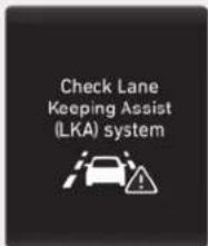 Check Lane Keeping Assist (LKA) system