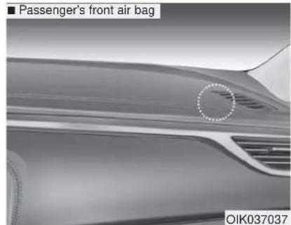 Genesis G70 (2020) - Driver's and passenger's front air bags - 2