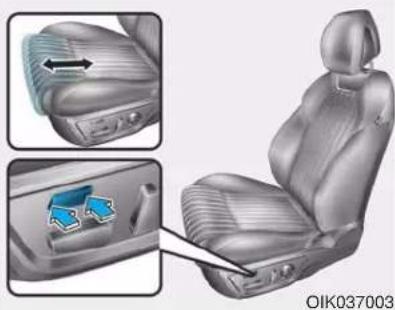 Genesis G70 (2020) - Seat cushion height (2) - 1