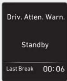 Driv. Atten. Warn. Standby Last Break 00:06