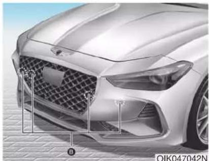 Genesis G70 (2020) - Parking Distance Warning (Reverse/Forward) System (if equipped) - 1