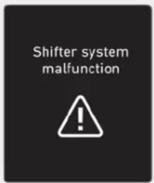 Shifter system malfunction
