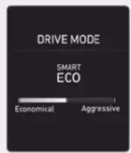 DRIVE MODE SMART ECO Economical Aggressive