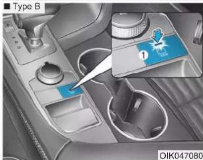■ Type B 1 OIK047080