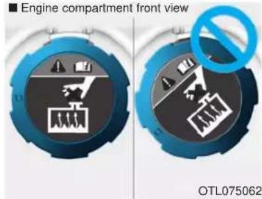 Engine compartment front view OTL075062