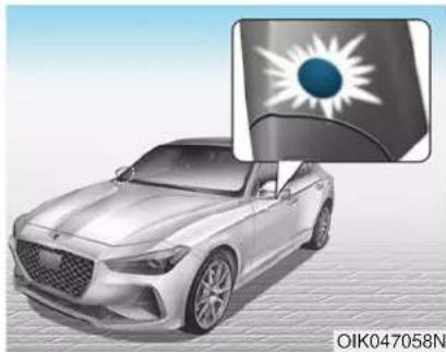 Genesis G70 (2020) - Puddle lamp (if equipped) - 1