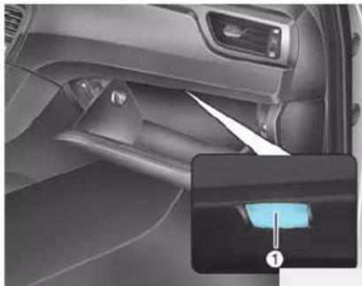 Genesis G70 (2020) - Glove box lamp - 1