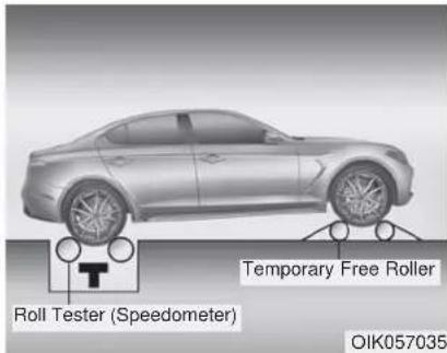 Roll Tester (Speedometer) Temporary Free Roller OIK057035