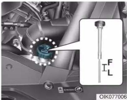 Genesis G70 (2020) - Checking the Engine Coolant Level - 1