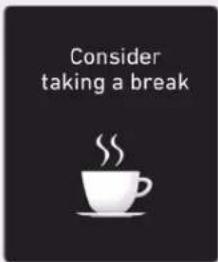 Consider taking a break