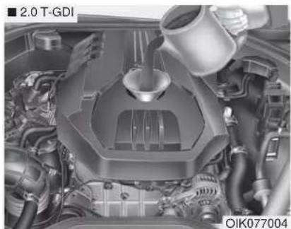 Genesis G70 (2020) - Checking the Engine Oil Level - 3