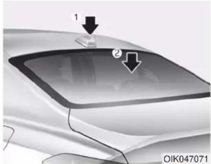 Genesis G70 (2020) - Antenna - 1