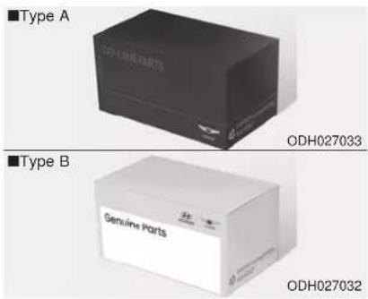 ■Type A ODH027033 ■Type B Genuine Parts ODH027032