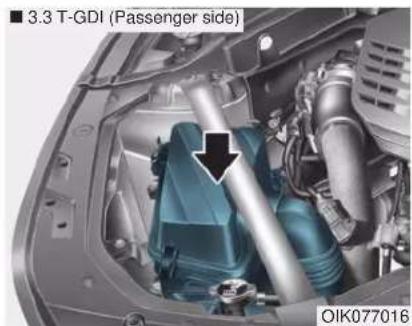 ■ 3.3 T-GDI (Passenger side) OIK077016