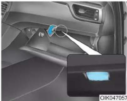 Genesis G70 (2020) - Glove box lamp - 1