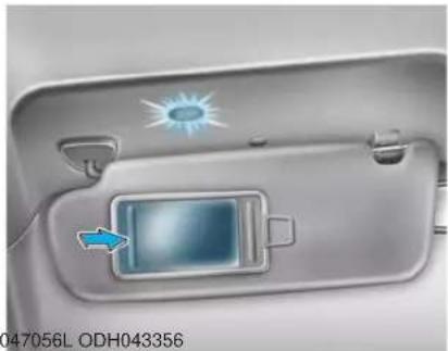 Genesis G70 (2020) - Vanity mirror lamp - 1