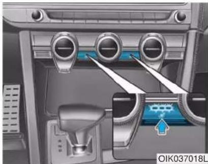 Genesis G70 (2020) - Front air ventilation seat (if equipped) - 1