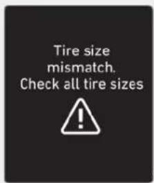 Tire size mismatch. Check all tire sizes