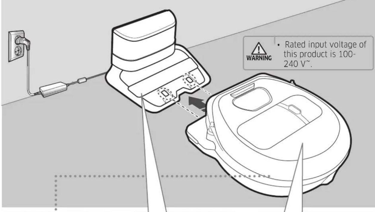 WARNING • Rated input voltage of this product is 100- 240 V~.