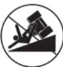 HUSQVARNA YTA22V46 - WARNING! When loading or unloading this machine, do not exceed the maximum recommended operation angle of 15^ . - 3