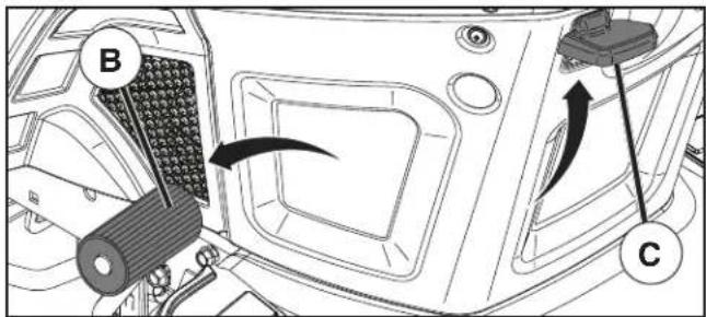 HUSQVARNA YTA22V46 - TO SET PARKING BRAKE (See Fig. 4) - 1