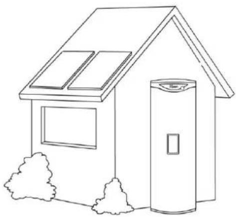 Rheem 511340 - SOLAR WATER HEATER STORAGE TANK LOCATION - 1