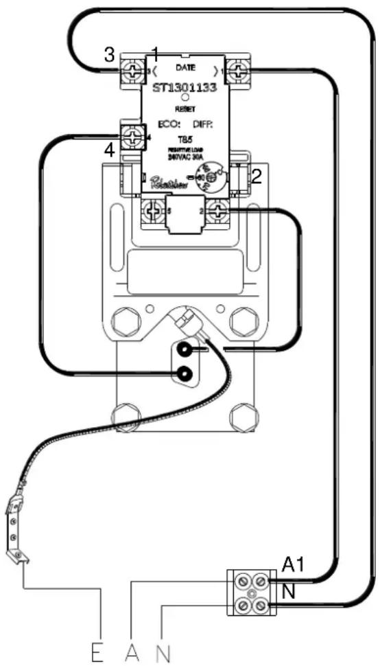 Rheem 511340 - WIRING DIAGRAM - SOLAR STORAGE TANK - 1