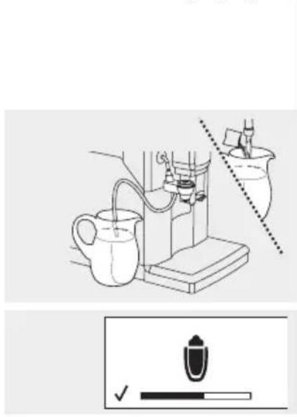 GAGGIA Anima Deluxe - Reinigungszyklus des Milchaufschäumers - 1