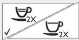 GAGGIA Anima Deluxe - Ausgabe von zwei Produkten mit einer Taste (nur bei der Verwendung von Kaffeebohnen möglich) - 1