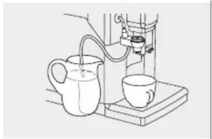 GAGGIA Anima Deluxe - Ausgabe eines Milchgetränks - 1