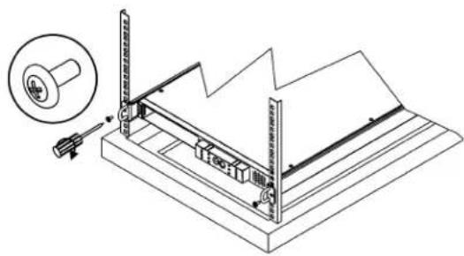 APC SUA750RMI1U - Mounting the UPS in a Rack - 5