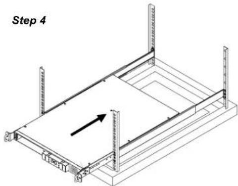 APC SUA750RMI1U - Mounting the UPS in a Rack - 4
