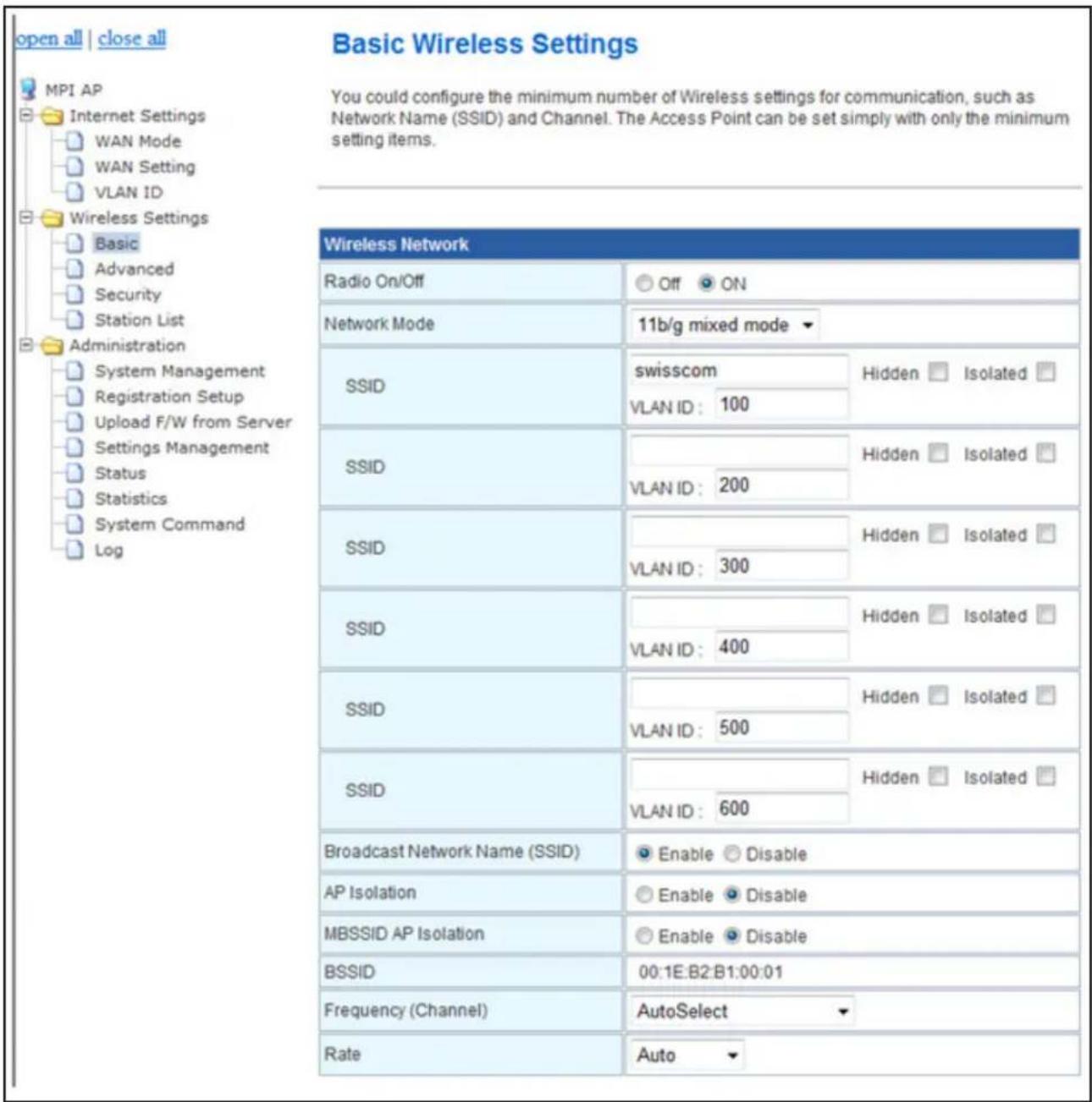 LG APB-10E - 3. 1. Basic Wireless Setting - 1