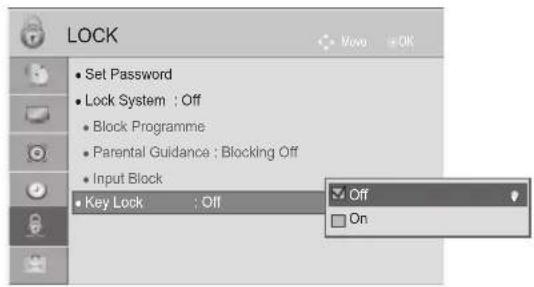 LG 37LD420N - KEY LOCK - 2