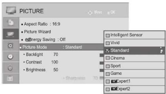 LG 37LD420N - Picture Mode-Preset - 2