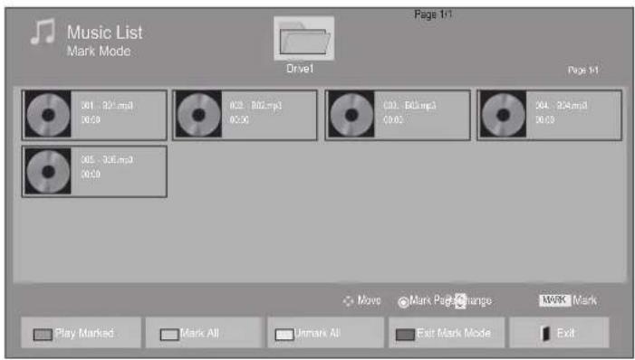 LG 32LD550N - ■ When selected music files are played - 1