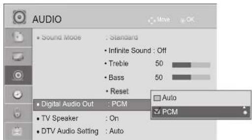 LG 32LD550N - SELECTING DIGITAL AUDIO OUT - 3