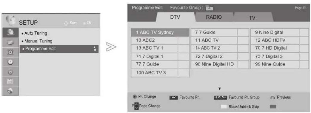 LG 50PK750N - PROGRAMME EDIT - 1